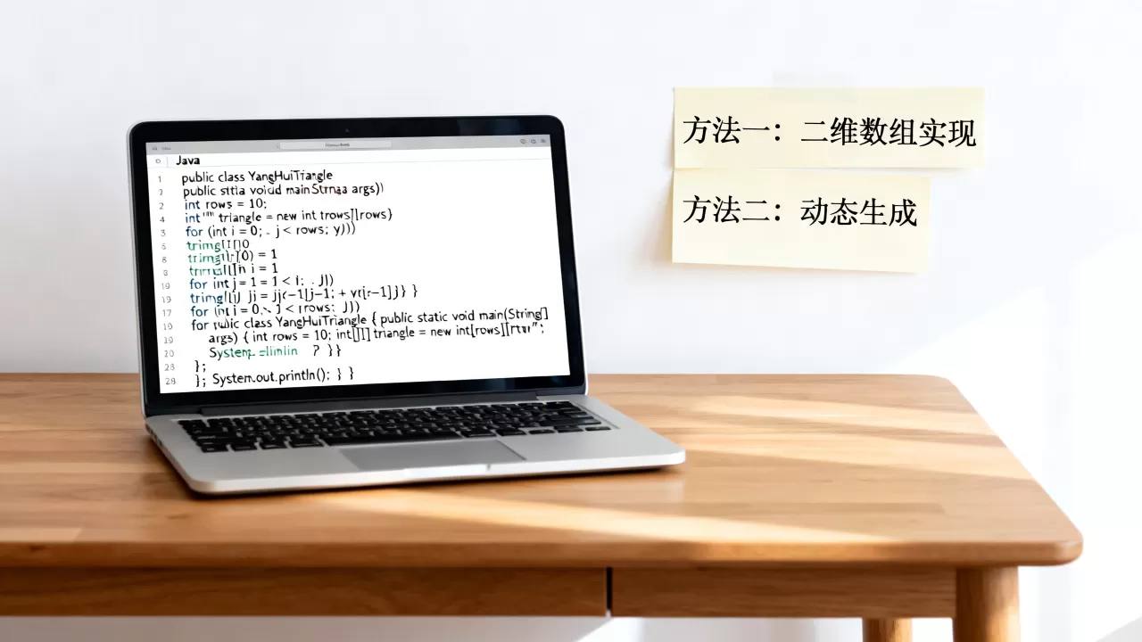 Java输出杨辉三角的表输出如何实现,有哪些方法? Java输出杨辉三角的表输出如何实现,有哪些方法?