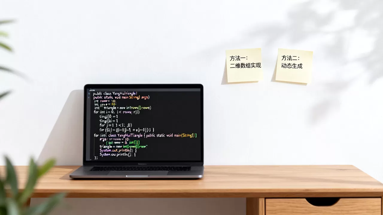 Java输出杨辉三角的表输出如何实现,有哪些方法? Java输出杨辉三角的表输出如何实现,有哪些方法?