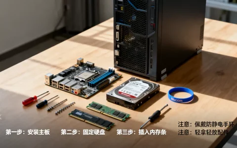 服务器硬件安装与配置的具体步骤是什么，有哪些注意事项