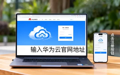 如何快速访问华为云的web页面？，怎么注册
