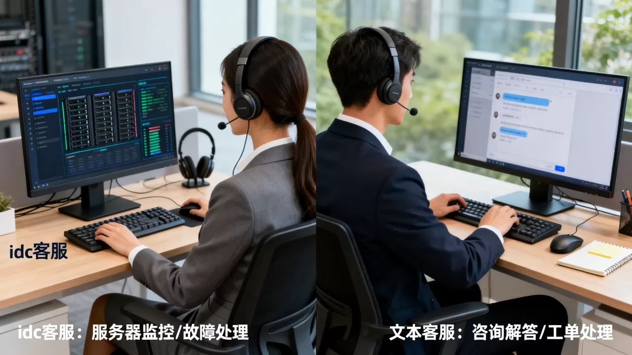 idc客服和文本客服的主要区别是什么, 怎么选择 idc客服和文本客服的主要区别是什么, 怎么选择