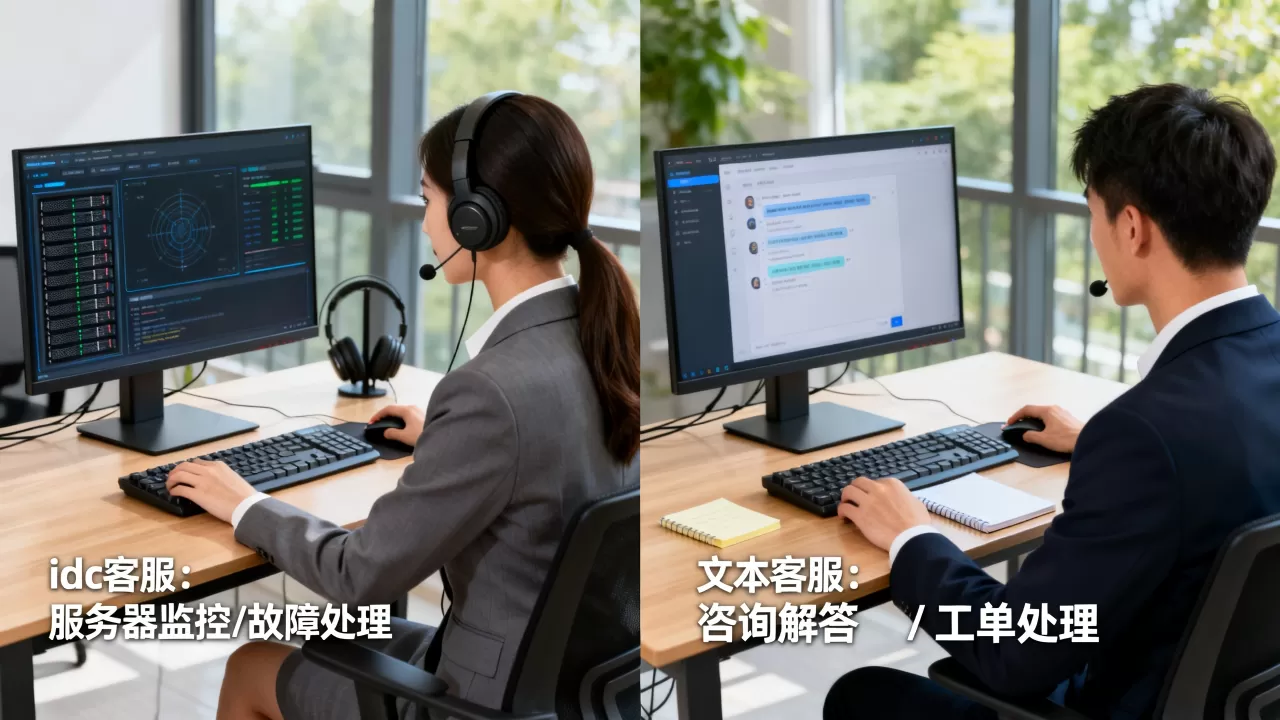 idc客服和文本客服的主要区别是什么, 怎么选择 idc客服和文本客服的主要区别是什么, 怎么选择