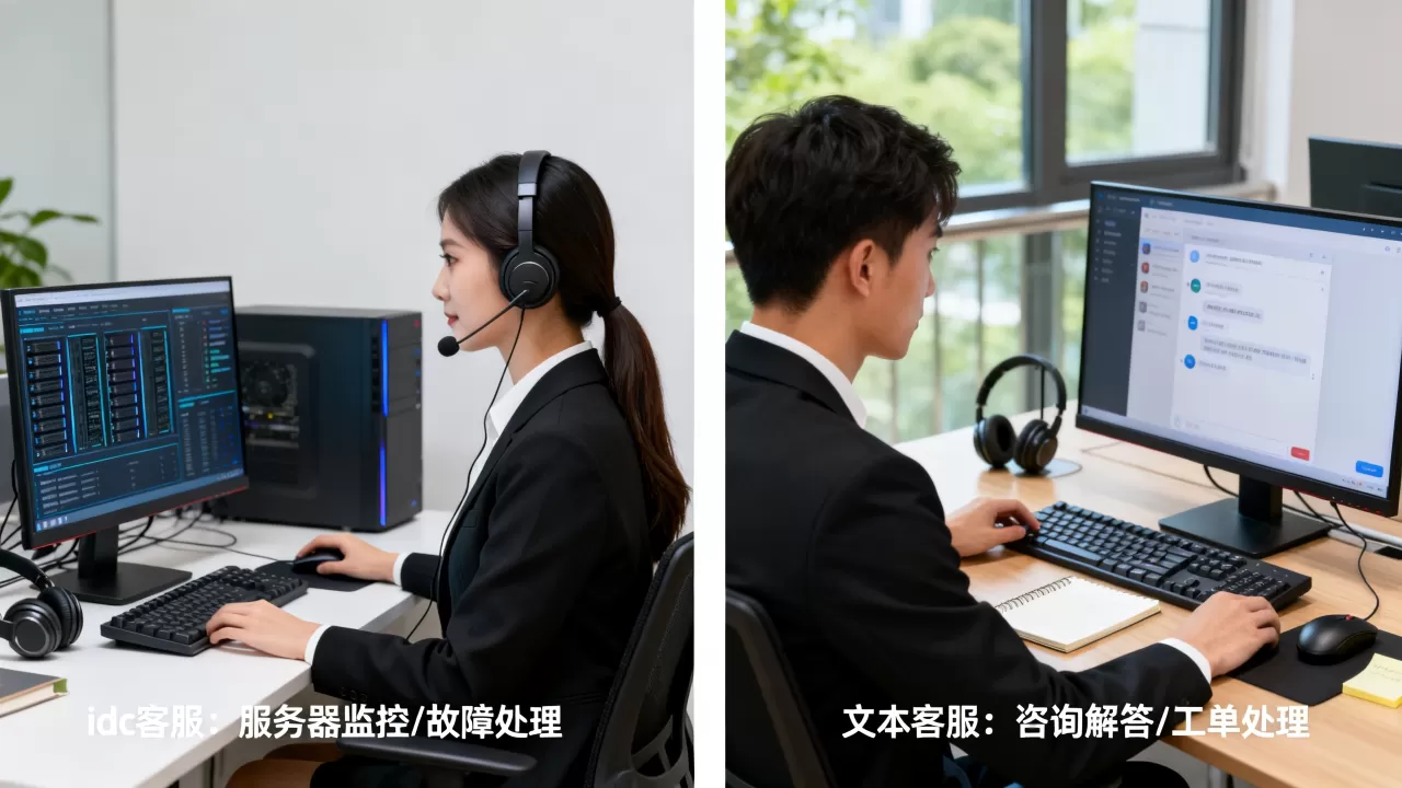 idc客服和文本客服的主要区别是什么, 怎么选择 idc客服和文本客服的主要区别是什么, 怎么选择
