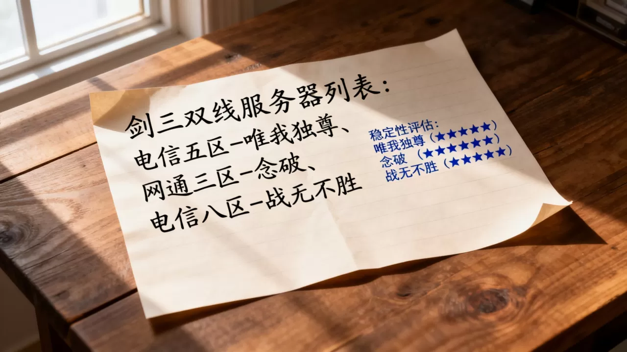 剑三双线服务器具体有哪些,哪个服务器最稳定? 剑三双线服务器具体有哪些,哪个服务器最稳定?