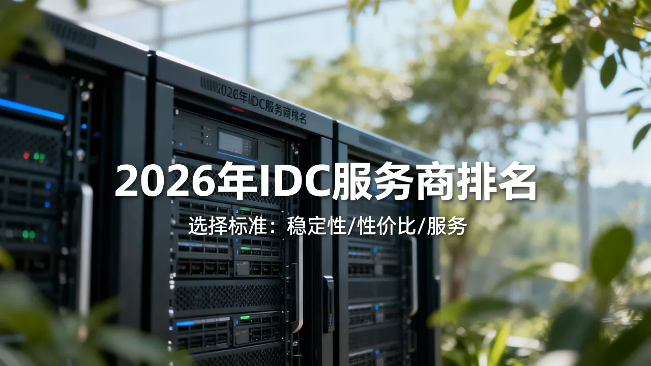 2026年中国IDC服务商排名哪家好?,怎么选 2026年中国IDC服务商排名哪家好?,怎么选