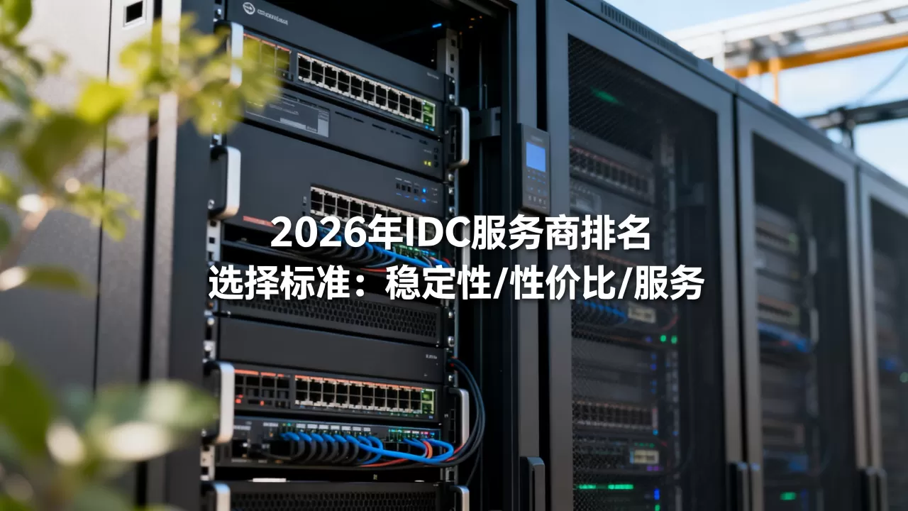 2026年中国IDC服务商排名哪家好?,怎么选 2026年中国IDC服务商排名哪家好?,怎么选