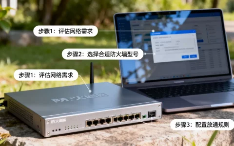 如何选择防火墙并查看放通？，具体步骤是什么？