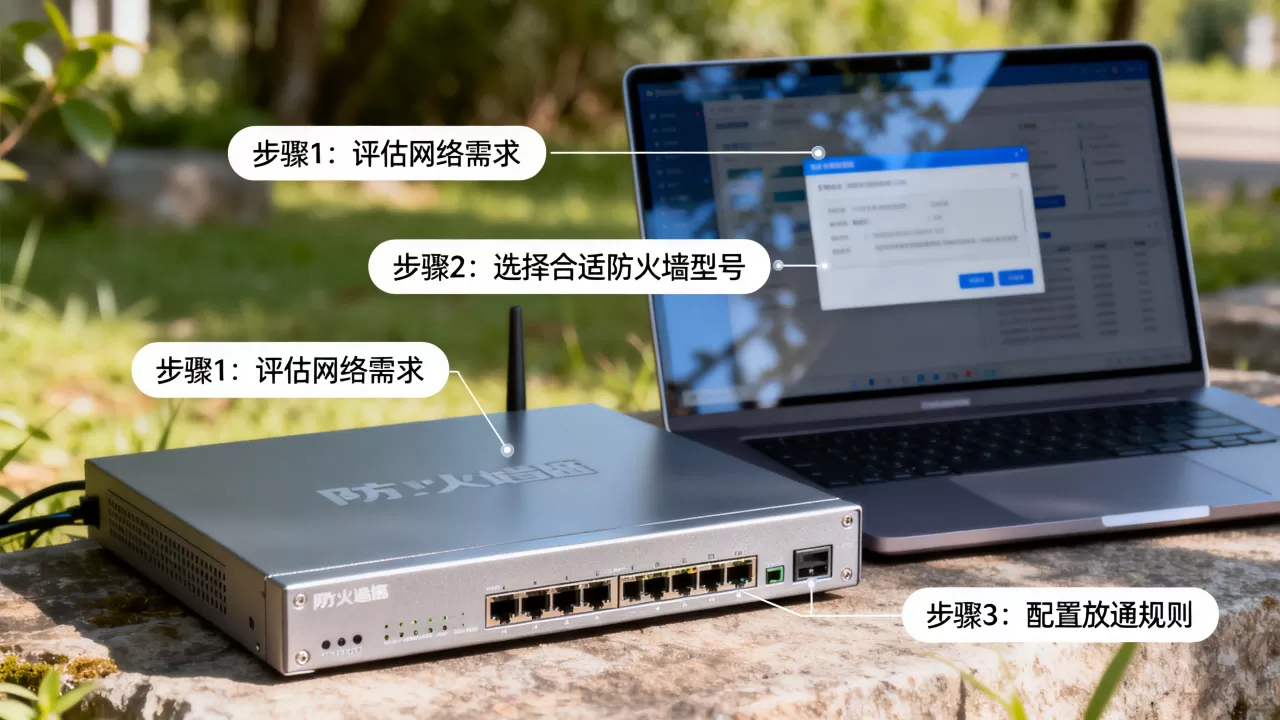 如何选择防火墙并查看放通?,具体步骤是什么? 如何选择防火墙并查看放通?,具体步骤是什么?