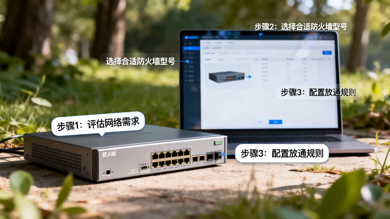 如何选择防火墙并查看放通?,具体步骤是什么? 如何选择防火墙并查看放通?,具体步骤是什么?