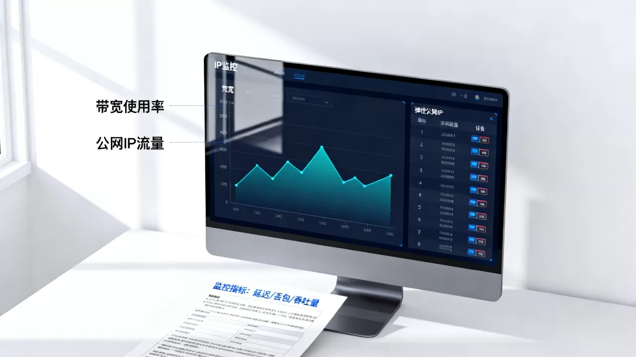 IP监控软件如何监控带宽和弹性公网IP,监控指标有哪些? IP监控软件如何监控带宽和弹性公网IP,监控指标有哪些?