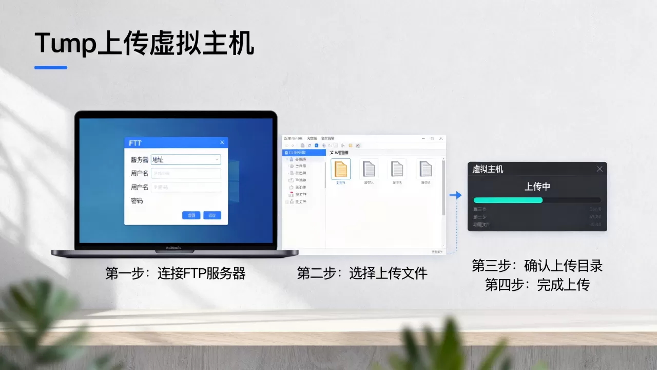 ftp上传到虚拟主机怎么操作,具体步骤是什么 ftp上传到虚拟主机怎么操作,具体步骤是什么