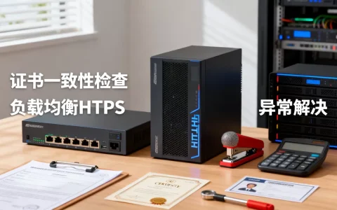 为什么负载均衡HTTPS类型证书一致性检查异常，如何解决