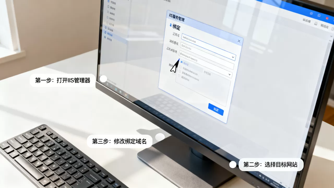 IIS服务修改已绑定的网站域名怎么操作,有哪些步骤? IIS服务修改已绑定的网站域名怎么操作,有哪些步骤?