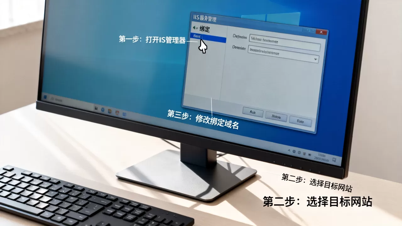 IIS服务修改已绑定的网站域名怎么操作,有哪些步骤? IIS服务修改已绑定的网站域名怎么操作,有哪些步骤?