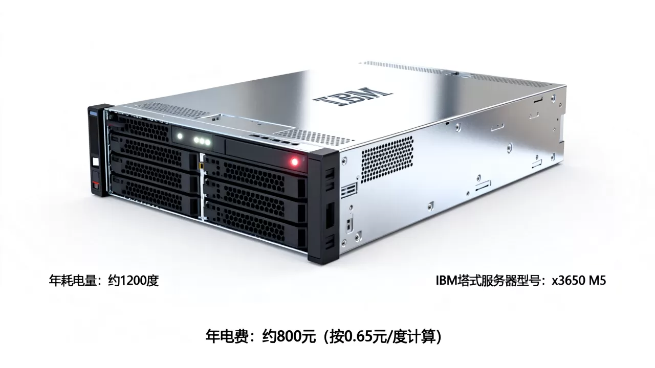 一台IBM塔式服务器一年用多少电?,一年电费多少 一台IBM塔式服务器一年用多少电?,一年电费多少