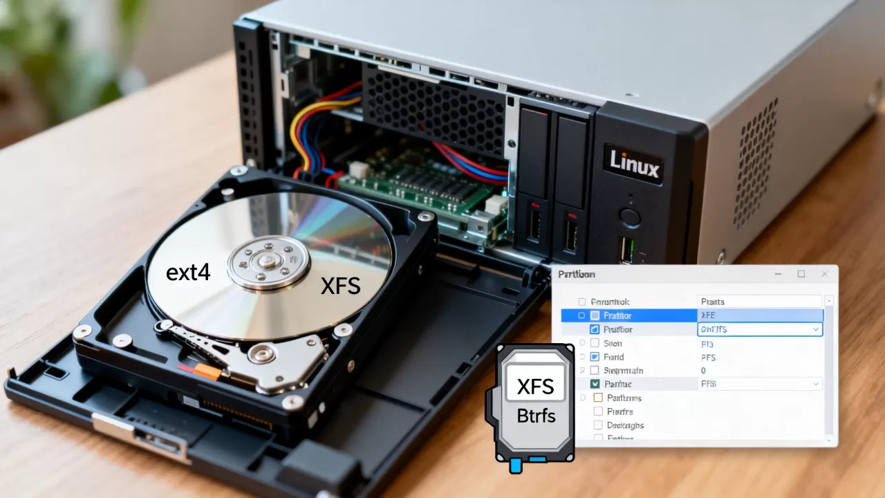 Linux服务器硬盘分区格式有哪些,怎么选? Linux服务器硬盘分区格式有哪些,怎么选?