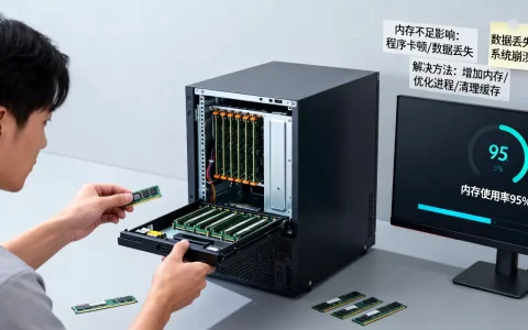服务器内存不足会造成哪些影响，如何解决内存不足？