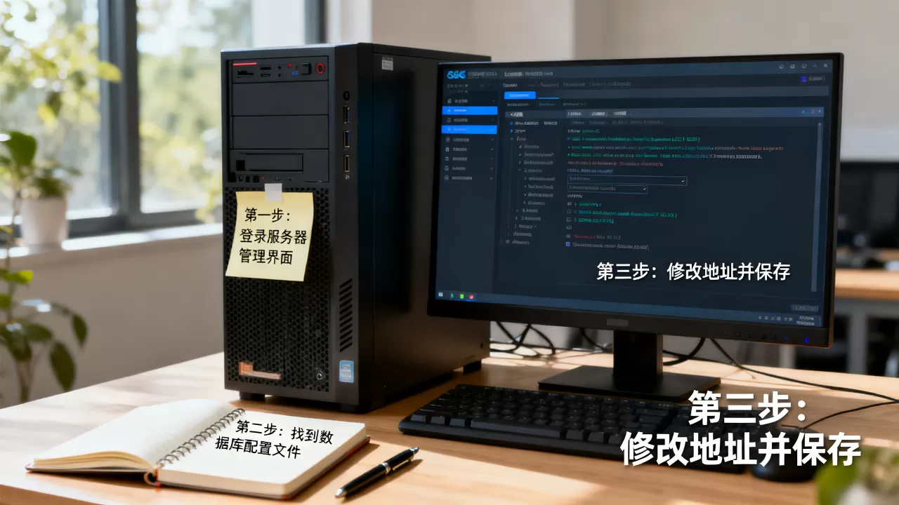 如何在服务器中修改数据库地址?, 怎么修改数据库地址 如何在服务器中修改数据库地址?, 怎么修改数据库地址