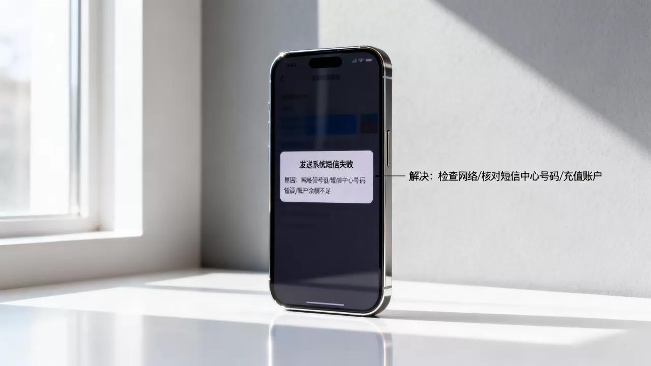 发送系统短信失败的原因是什么,如何解决? 发送系统短信失败的原因是什么,如何解决?