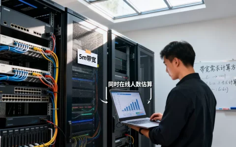 5m带宽服务器能支持多少人同时在线，怎么估算带宽需求？