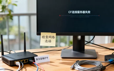 CF一直显示连接服务器失败怎么办，原因是什么