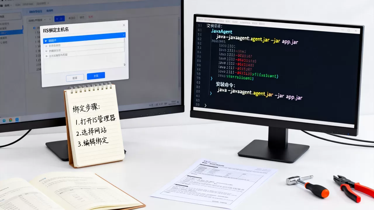 IIS如何绑定主机名?,JavaAgent如何安装? IIS如何绑定主机名?,JavaAgent如何安装?