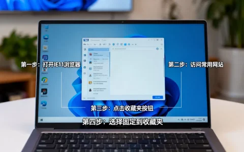 IE11如何固定常用网站到收藏夹，操作步骤是什么