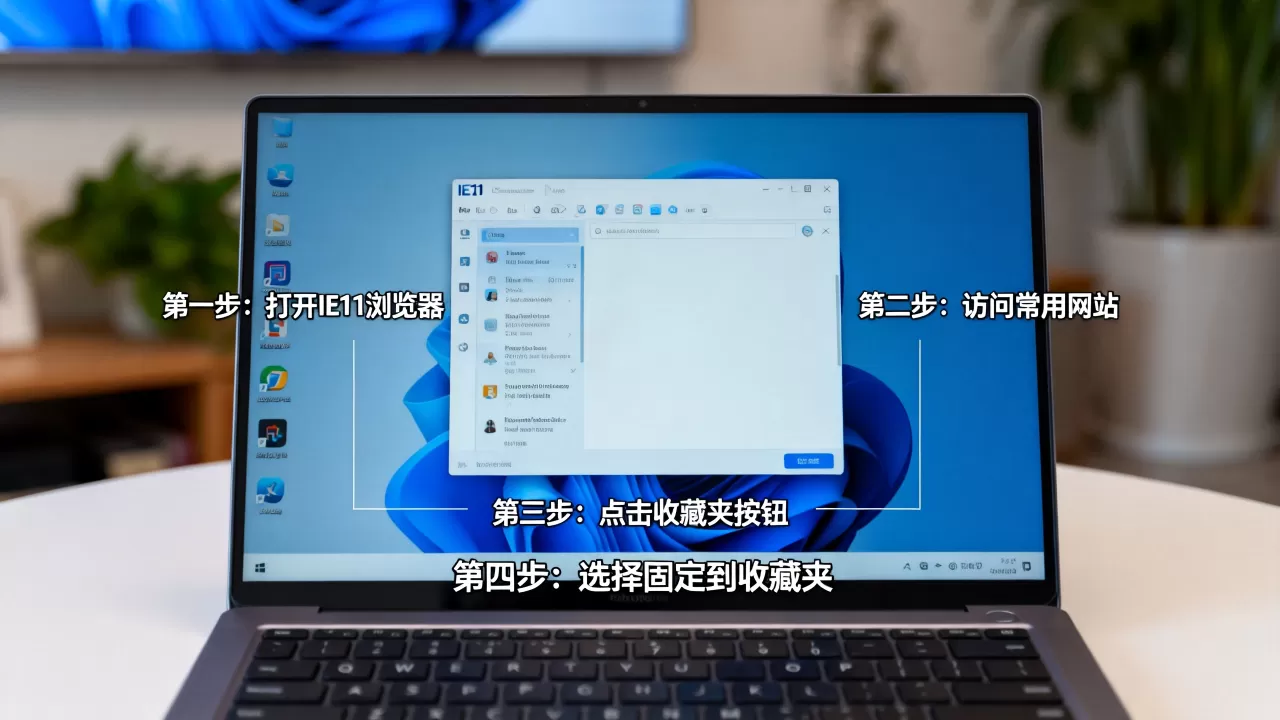 IE11如何固定常用网站到收藏夹,操作步骤是什么 IE11如何固定常用网站到收藏夹,操作步骤是什么