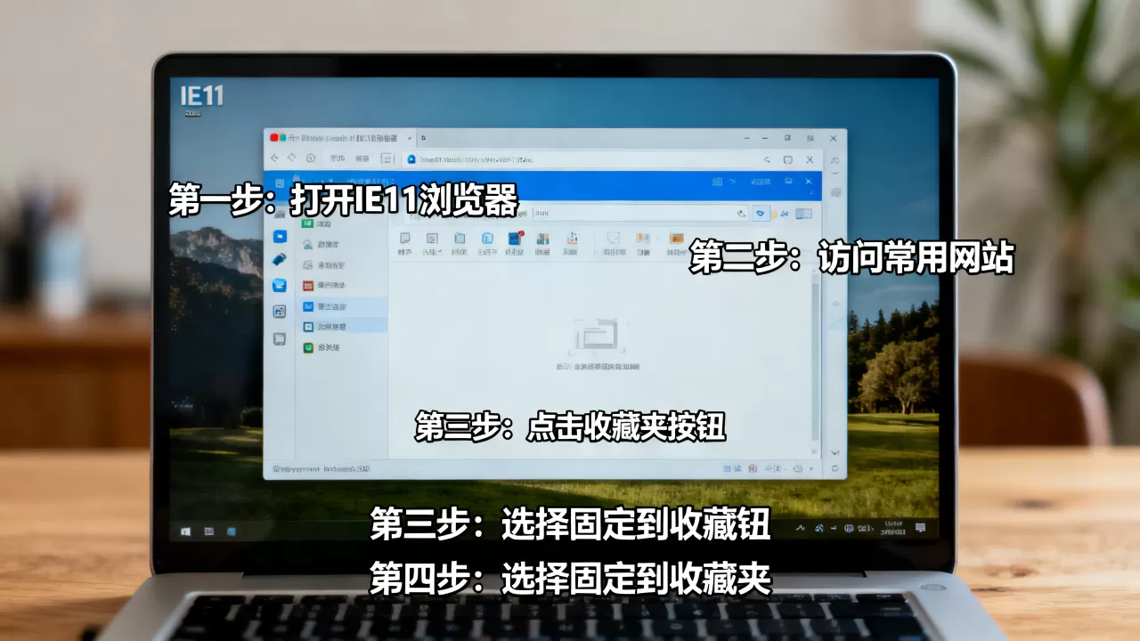 IE11如何固定常用网站到收藏夹,操作步骤是什么 IE11如何固定常用网站到收藏夹,操作步骤是什么