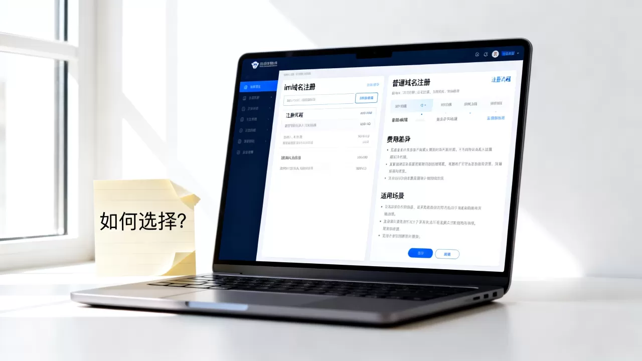 im域名注册和普通域名注册有什么区别,怎么选 im域名注册和普通域名注册有什么区别,怎么选