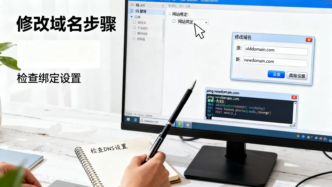 iis怎么修改已绑定的网站域名,iis绑定域名后无法访问怎么办 iis怎么修改已绑定的网站域名,iis绑定域名后无法访问怎么办