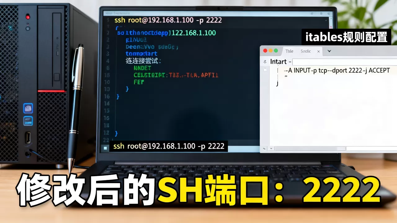 iptables下修改SSH端口后无法登录?,怎么解决? iptables下修改SSH端口后无法登录?,怎么解决?