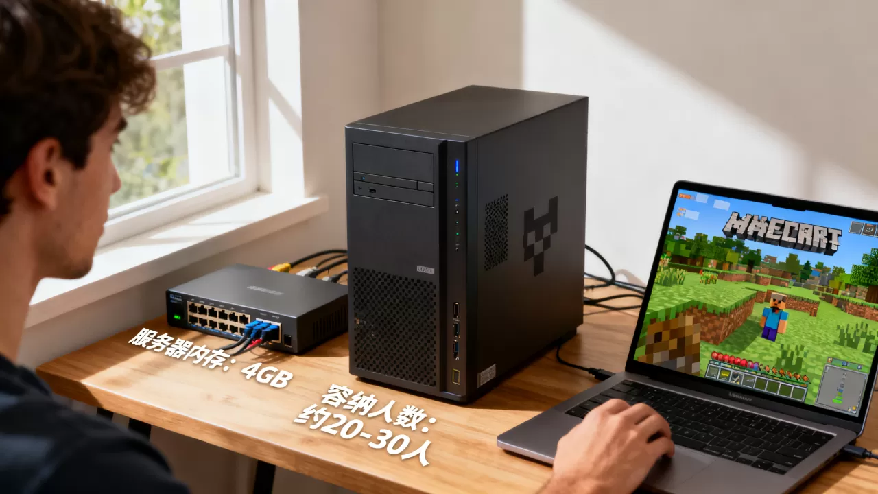 我的世界服务器4g能容纳多少人?,需要多少内存? 我的世界服务器4g能容纳多少人?,需要多少内存?