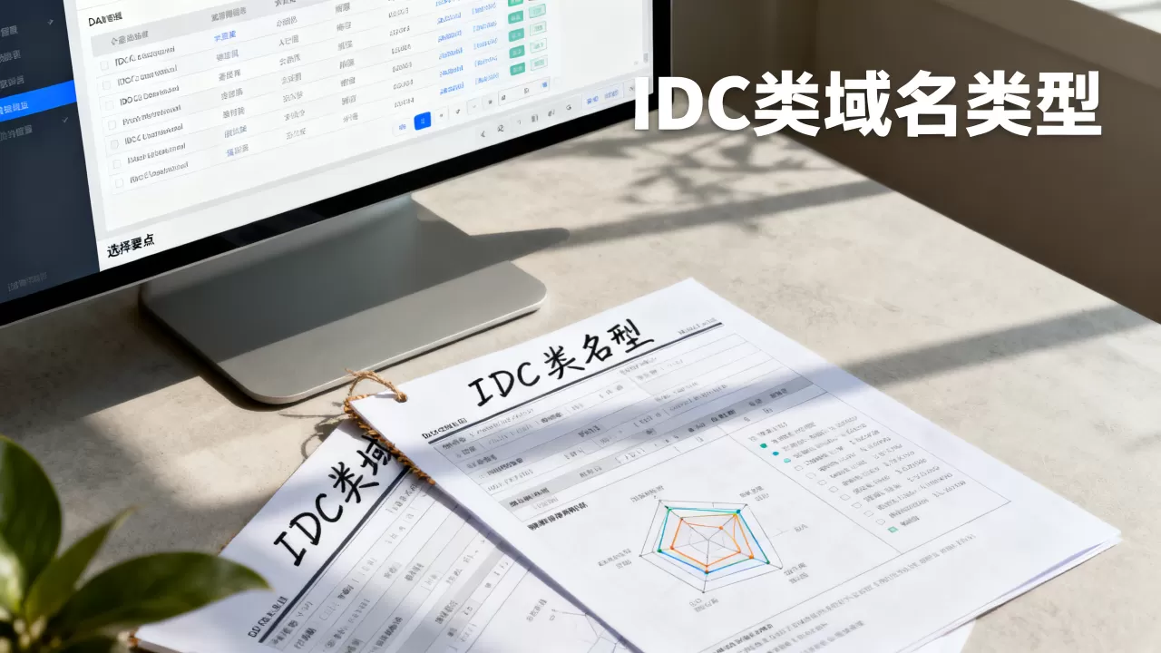 IDC类域名有哪些主要类型?,怎么选择? IDC类域名有哪些主要类型?,怎么选择?