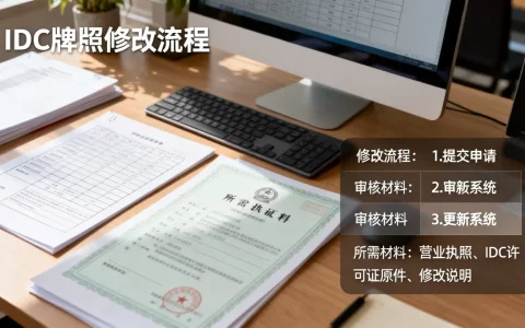 IDC牌照描述修改流程是什么？,需要什么材料？