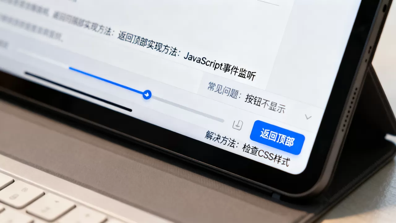 返回顶部效果怎么实现,有哪些常见问题及解决方法 返回顶部效果怎么实现,有哪些常见问题及解决方法