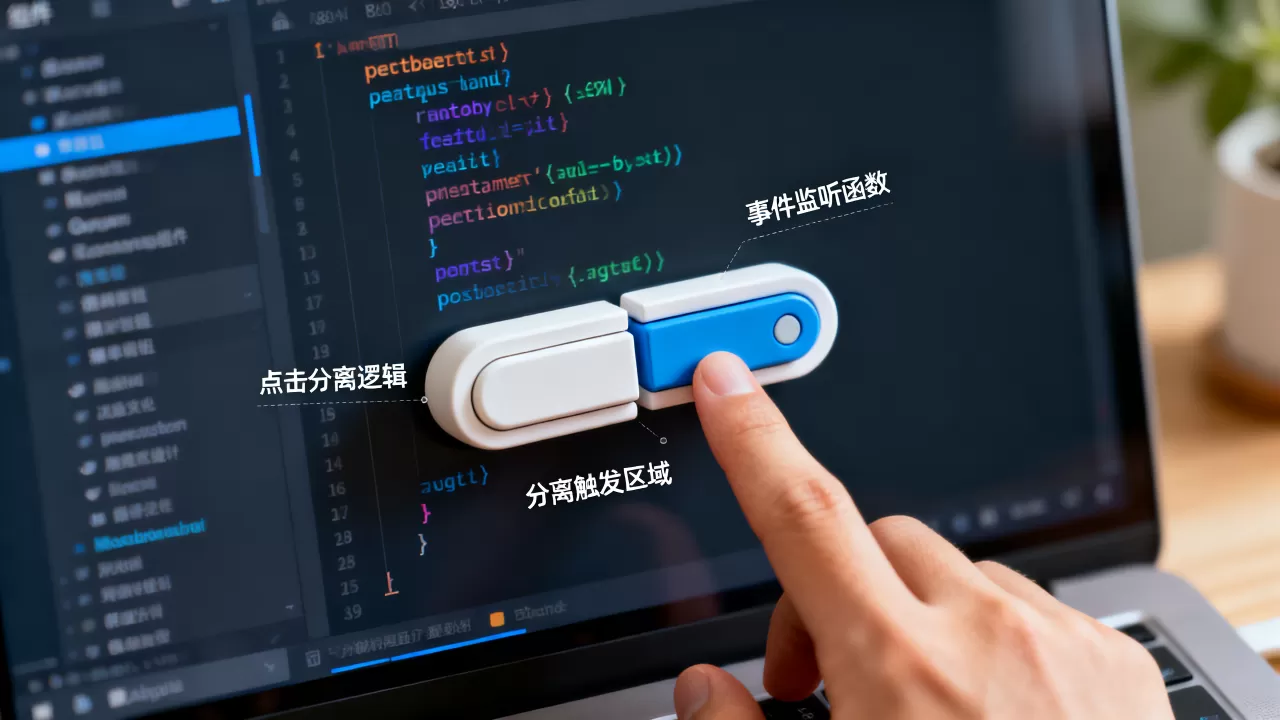 分割按钮组件在开发中如何实现点击分离,怎么用 分割按钮组件在开发中如何实现点击分离,怎么用