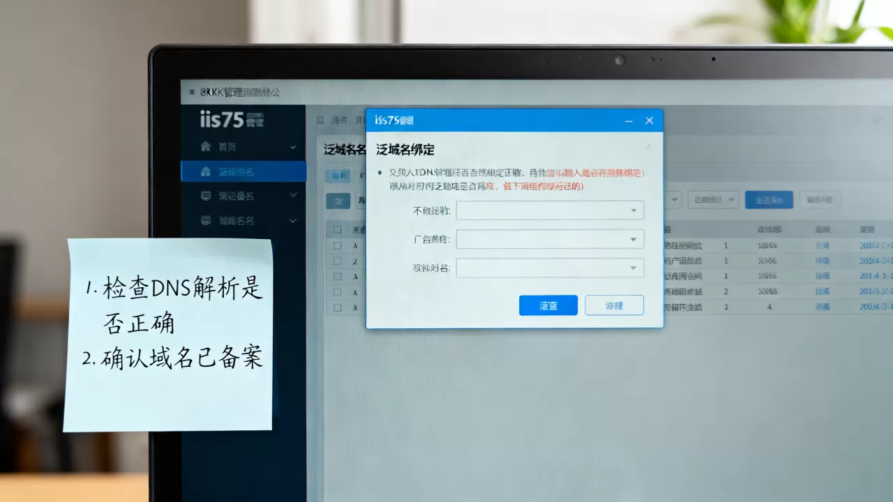 iis75如何正确绑定泛域名?, iis75泛域名绑定失败怎么办? iis75如何正确绑定泛域名?, iis75泛域名绑定失败怎么办?