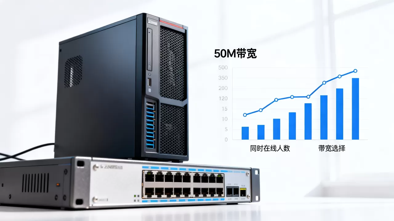 云服务器50M带宽究竟能同时多少人在线,怎么选带宽? 云服务器50M带宽究竟能同时多少人在线,怎么选带宽?