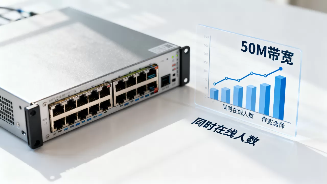 云服务器50M带宽究竟能同时多少人在线,怎么选带宽? 云服务器50M带宽究竟能同时多少人在线,怎么选带宽?