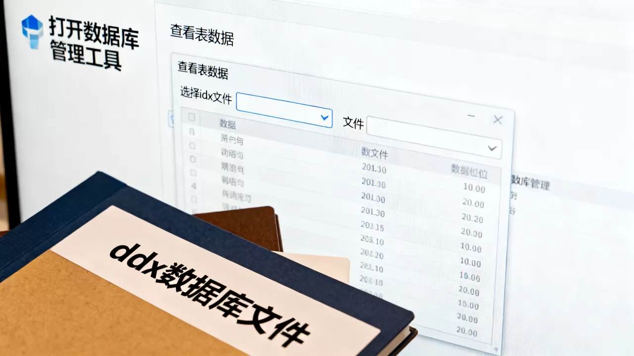 如何快速打开idx数据库文件并查看表数据,怎么打开表 如何快速打开idx数据库文件并查看表数据,怎么打开表