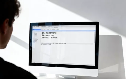 如何建数据库并执行SQL返回结果，数据库连接步骤有哪些？
