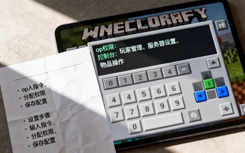 我的世界服务器op权限都有哪些？，怎么设置