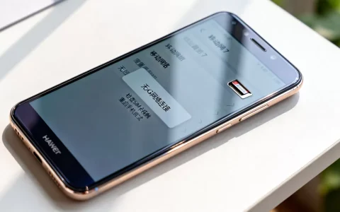 华为荣耀7怎么不显示4G网络连接服务器，怎么回事？