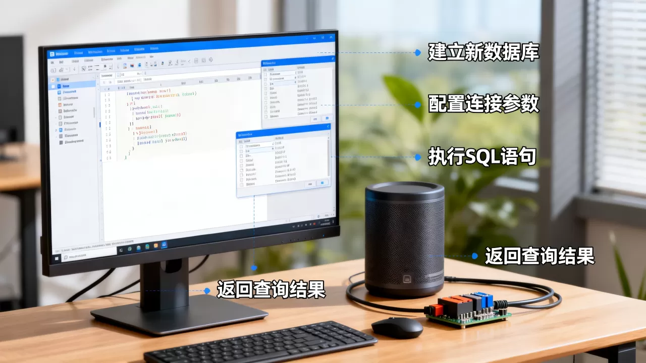如何建立新数据库并连接执行SQL返回结果?,有哪些步骤 如何建立新数据库并连接执行SQL返回结果?,有哪些步骤