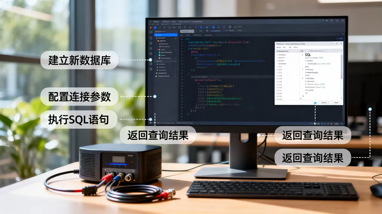 如何建立新数据库并连接执行SQL返回结果?,有哪些步骤 如何建立新数据库并连接执行SQL返回结果?,有哪些步骤