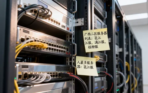 广西二区有哪些服务器？，哪个服务器人最多？