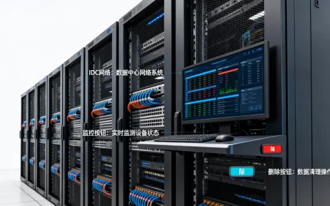 idc网络及监控和删除按钮各是什么意思？，怎么理解