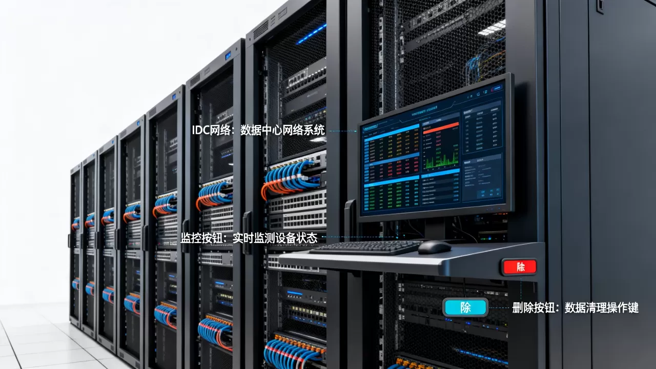 idc网络及监控和删除按钮各是什么意思?,怎么理解 idc网络及监控和删除按钮各是什么意思?,怎么理解