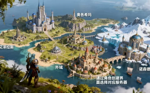魔兽世界公共服务器区域有哪些地方？，怎么进入